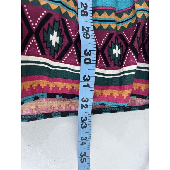 Circle T Marilyn Lenox Skirt Womens‎ M Southwestern Native Cowgir Festival 80s - Picture 6 of 9